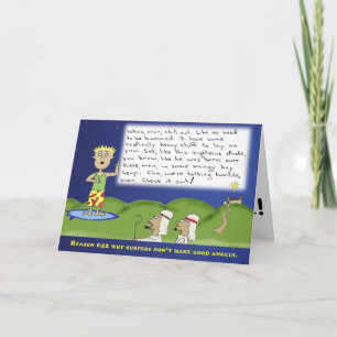 Tarjeta Festiva Ángel surfista