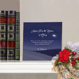 Tarjeta Festiva Ángeles del reino de los Navidades de la gloria