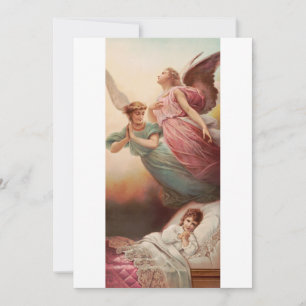 Tarjeta Festiva Ángeles guardianes con niño