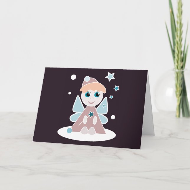 Tarjeta Festiva Angelito (Anverso)