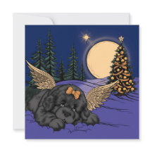 Angelito de nieve cachorro