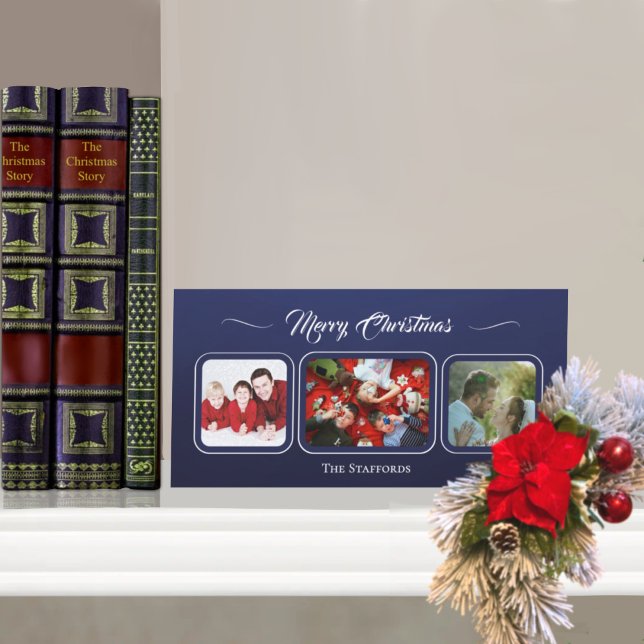 Tarjeta Festiva Angels From the Realms Christmas Photo Card (Subido por el creador)