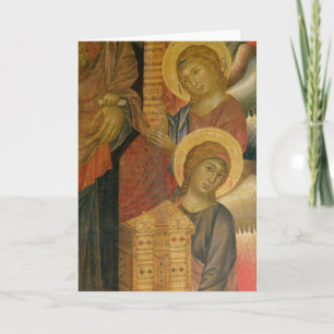 Tarjeta Festiva Angels from the Santa Trinita Altarpiece