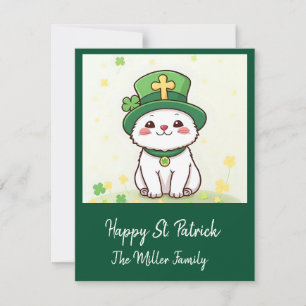 Tarjeta Festiva Animales afortunados disfrazados - Diversión en Sa