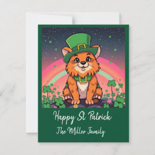 Tarjeta Festiva Animales afortunados disfrazados - Diversión en Sa