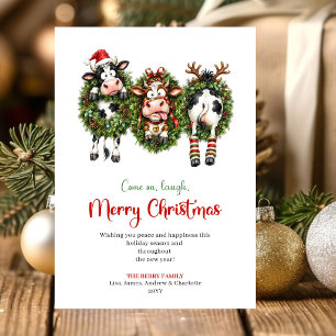 Tarjeta Festiva Animales Divertidos Brillantes Rojo Verde Saludo d