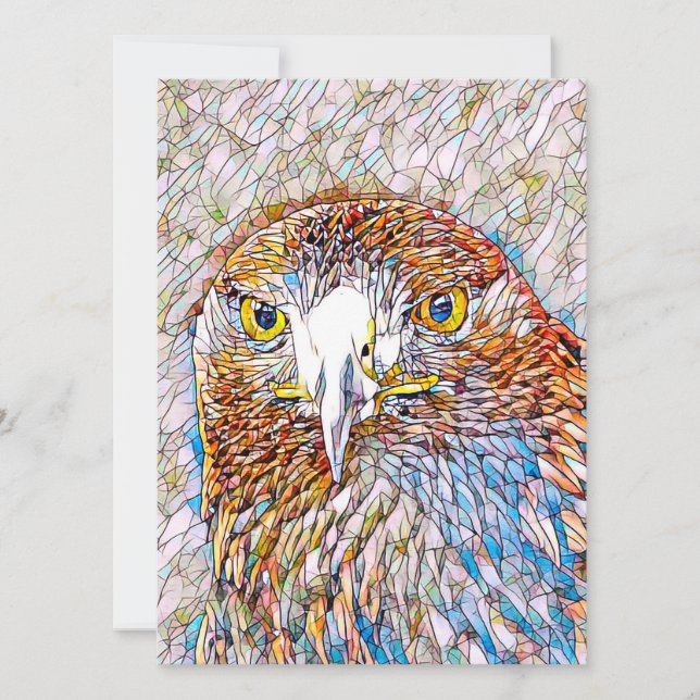 Tarjeta Festiva AnimalMix_Bird_040 (Anverso)