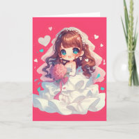 Anime Chica Chibi Bride Boda
