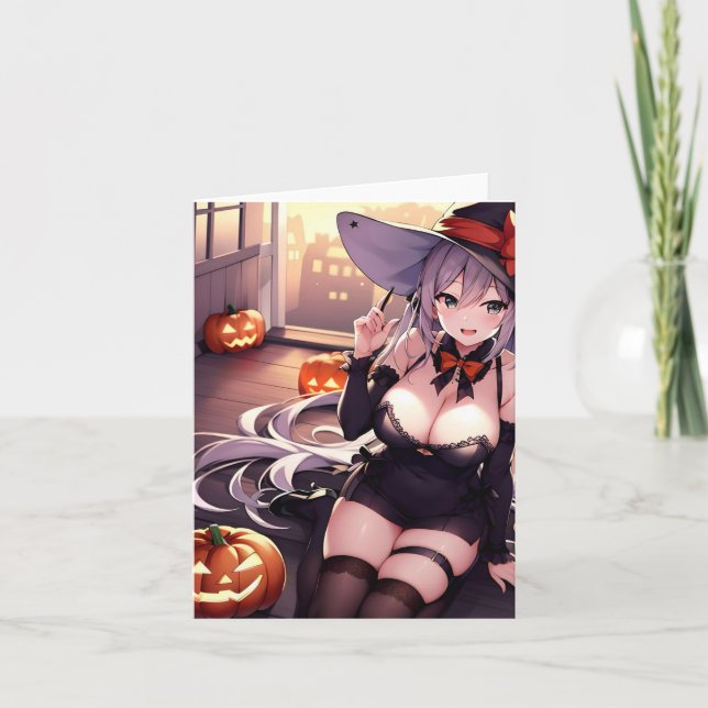 Tarjeta Festiva Anime Halloween R (Anverso)