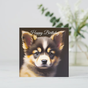 Tarjeta Festiva Aniversario de la porción de Cute Alsacia