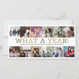 Tarjeta Festiva Año De Revisión Doce Navidades Personalizados De F