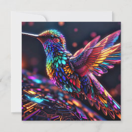 Tarjeta Festiva Año del Colibrí: Un viaje mensual