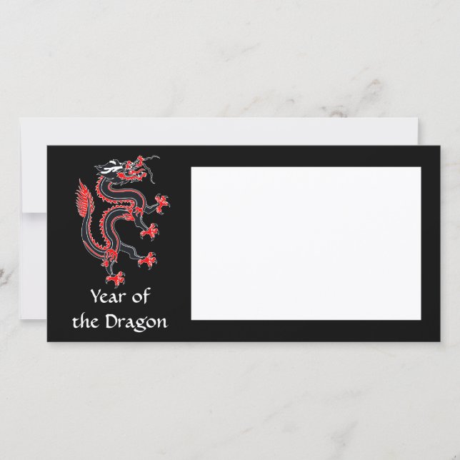 Tarjeta Festiva Año del dragón (Anverso)