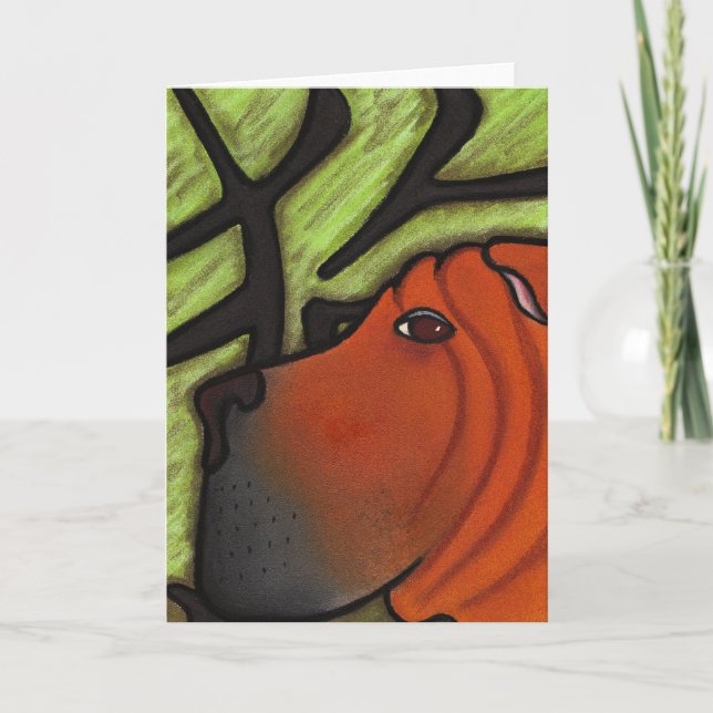 Tarjeta Festiva Año del perro (Anverso)