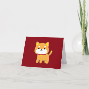 Tarjeta Festiva Año del perro
