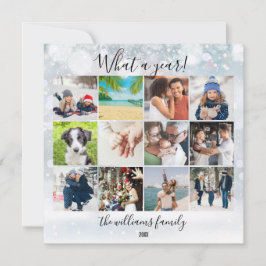 Tarjeta Festiva Año En Reseña 12 Foto Qué Año Pasa De Nieve