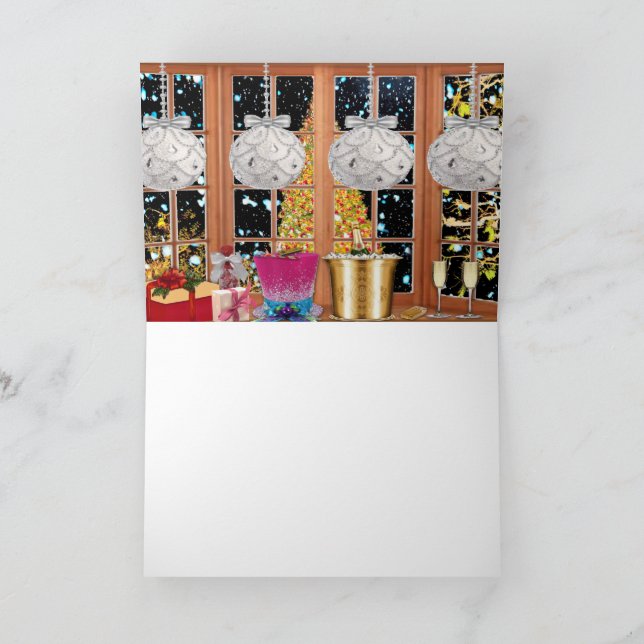 Tarjeta Festiva Año Nuevo (Interior)