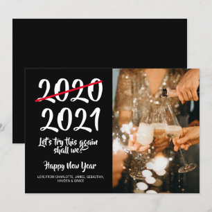 Tarjeta Festiva Año Nuevo 2020 2021