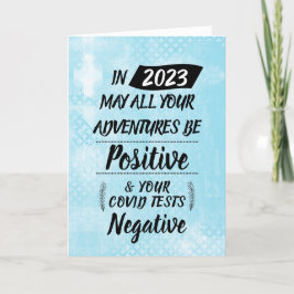 Tarjeta Festiva Año Nuevo 2023 divertido