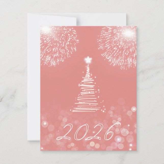 Tarjeta Festiva Año nuevo 2026 (Anverso)