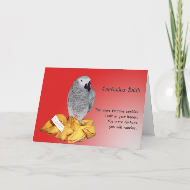 Tarjeta Festiva Año Nuevo Chino (Anverso)