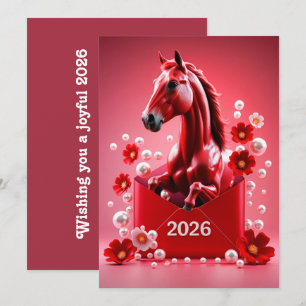 Tarjeta Festiva Año nuevo chino 2026