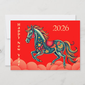 Tarjeta Festiva Año nuevo chino 2026