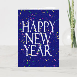 Tarjeta Festiva Año Nuevo chismoso