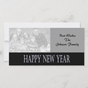 Tarjeta Festiva año nuevo feliz