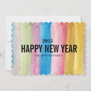 Tarjeta Festiva año nuevo feliz