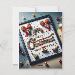 Tarjeta Festiva año nuevo feliz