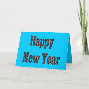 Tarjeta Festiva año nuevo feliz