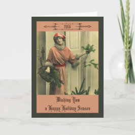 Tarjeta Festiva Año Nuevo Feliz de Victoria