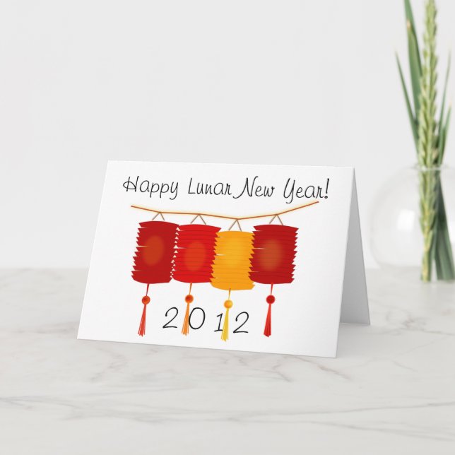 Tarjeta Festiva Año Nuevo lunar (Anverso)