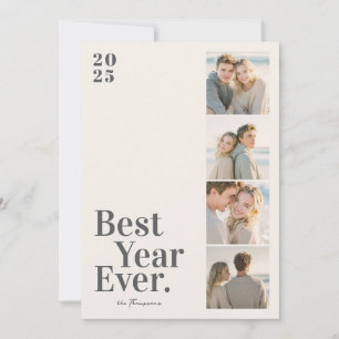 Tarjeta Festiva Año Nuevo Mínimo Mejor