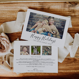 Tarjeta Festiva Años Mínimos Felices En El Panorama De Reseña