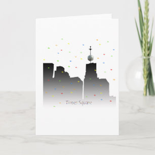 Tarjeta Festiva Años Nuevos del Times Square