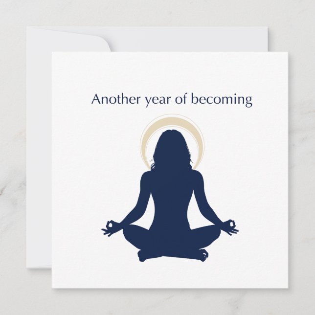 Tarjeta Festiva Another Year of Becoming Art Card (Anverso)