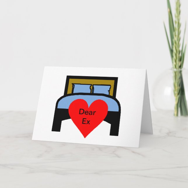 Tarjeta Festiva ¡Anti a San Valentín por el ex Personalizar! (Anverso)