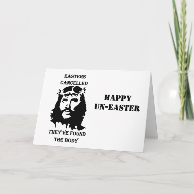 Tarjeta Festiva anti Easter (Anverso)