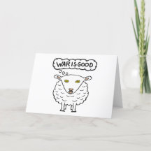 Anti-guerra - La guerra es un buen bovino