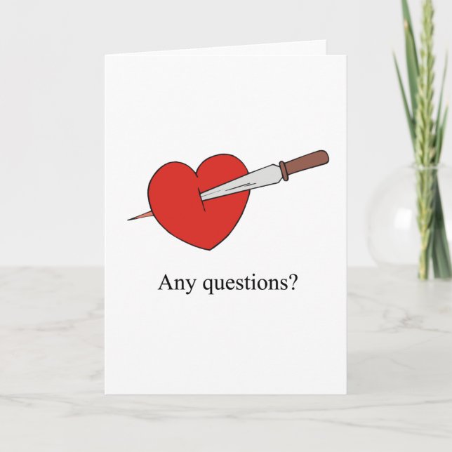 Tarjeta Festiva Anti Valentines Cards (Anverso)