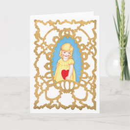 Tarjeta Festiva Antiguo San Valentín
