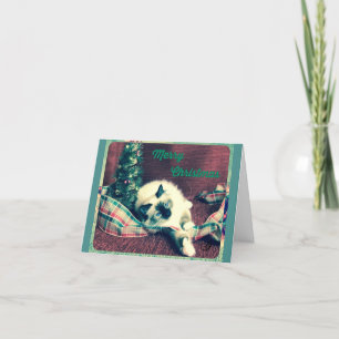 Tarjeta Festiva Antiguos Navidades de Merry Birman