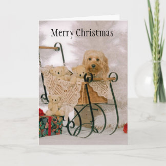 Tarjeta Festiva Antiguos Navidades de moda