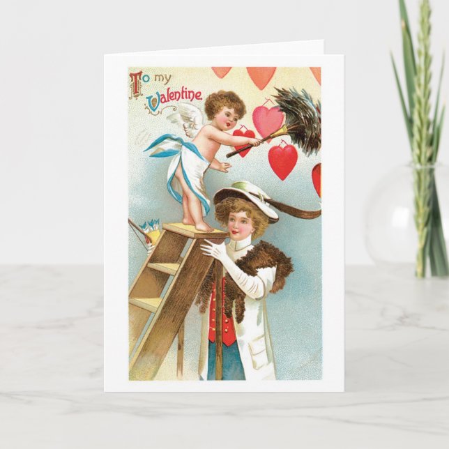 Tarjeta Festiva Antique Valentine (Anverso)