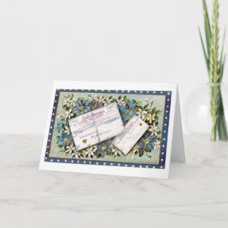 Tarjeta Festiva Antique Valentine