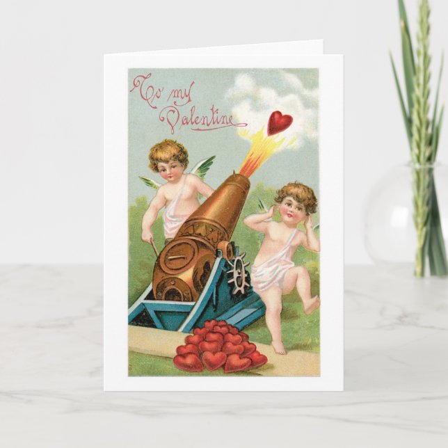 Tarjeta Festiva Antique Valentine (Anverso)