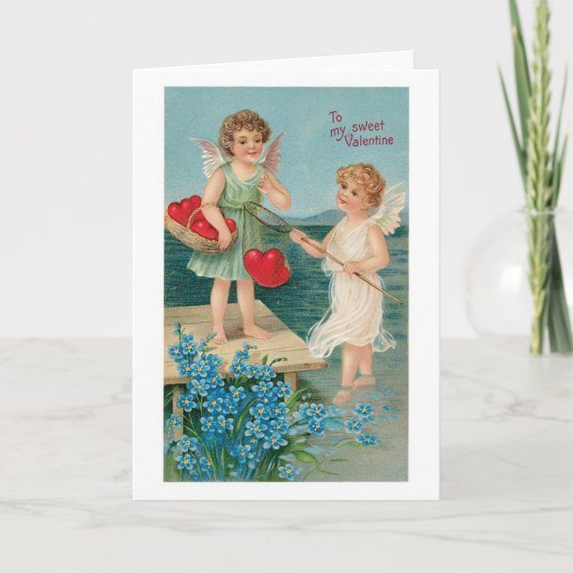 Tarjeta Festiva Antique Valentine (Anverso)