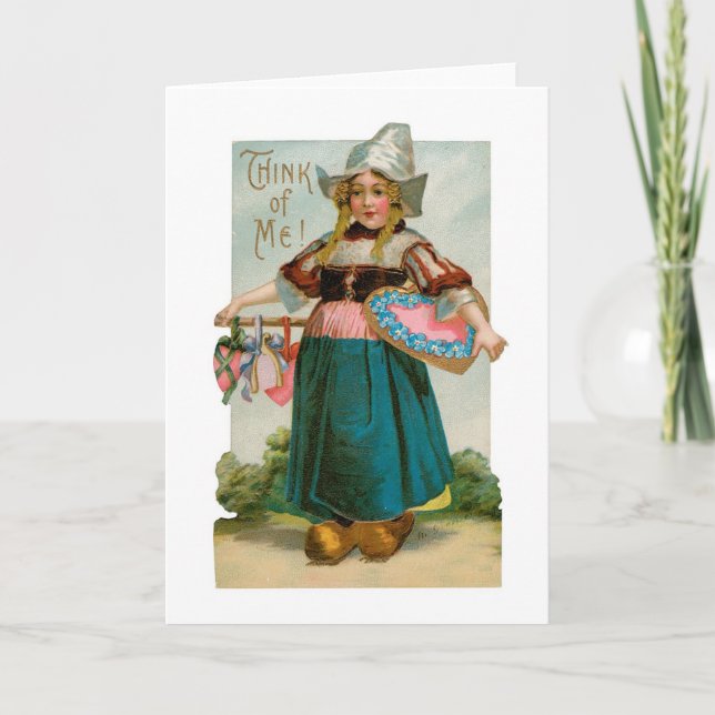 Tarjeta Festiva Antique Valentine (Anverso)